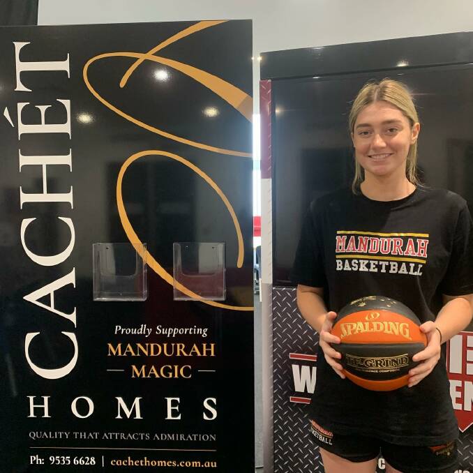 BACK HOME: Lily Fitzgerald will return to Magic for NBL1 in 2022. Photo: Mandurah Magic.