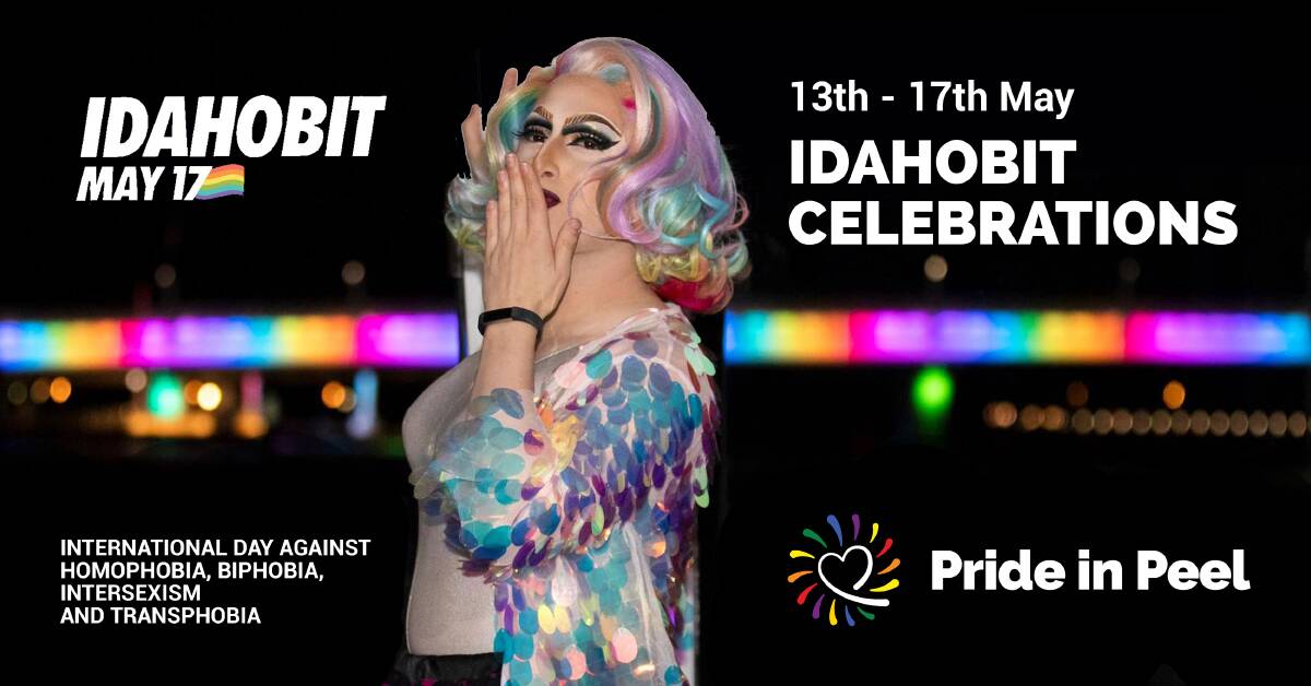 IDAHOBIT: The celebrations will include an array of inclusive events which will span across Mandurah. Photo: Supplied. 