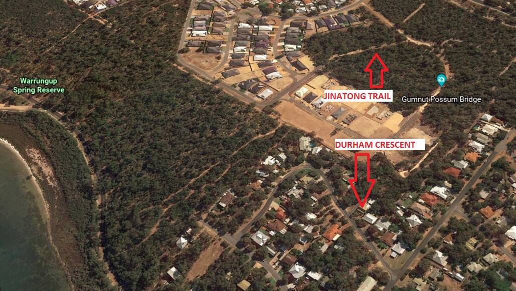 INVESTIGATION: Police have deemed the Dawesville fire to be suspicious and are currently investigating. Photo: Google Earth. 