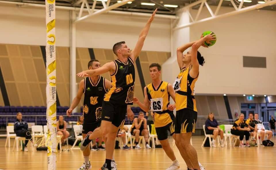 IN ACTION: Daniel said netball is a large part of his life. Photo: Supplied.