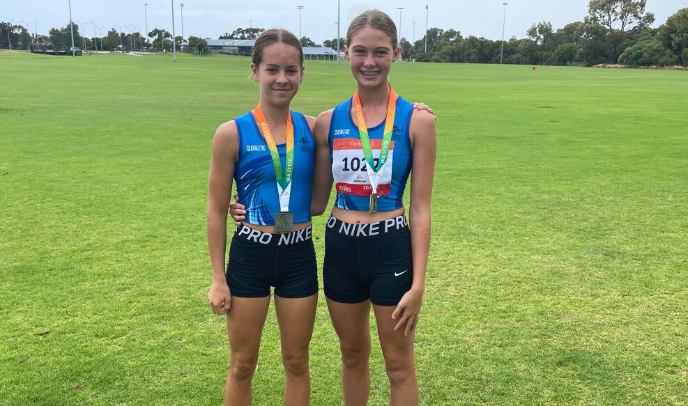 NATIONALS READY: Pyper and Tahlia are looking forward to the 2021 Australian nationals track and field championships in Sydney. Photo: Samantha Ferguson. 