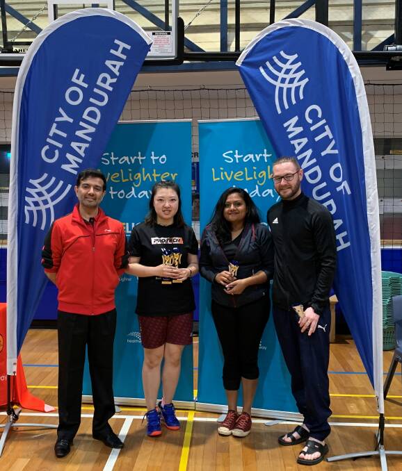 SPORTSMANSHIP: Badminton players from across WA will gather in Mandurah to compete. Photo: Supplied. 