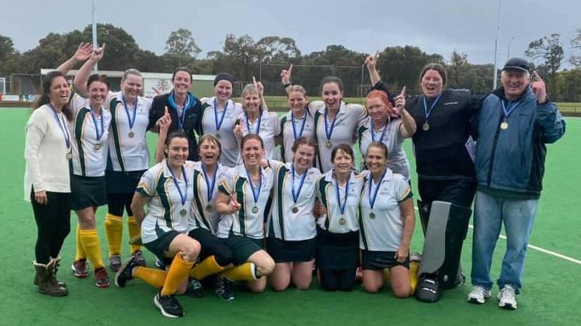 WINNERS: The Irwinians ladies team at the grand final. Photo: Supplied.