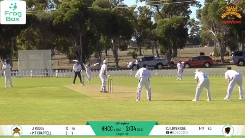 NAIL-BITING: The Singleton Irwinians vs Halls Head grand final match was said to be an absolute nail-biter. Photo: Halls Head Cricket Club.