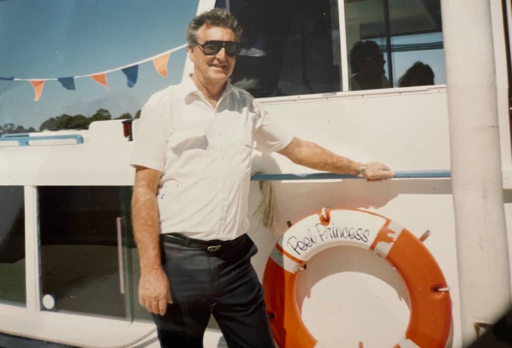 GENERATIONS: Mark's dad Stan went on to start the first tourist boats in Mandurah in the late 70's - the River Queen and a few years later, the Peel Princess. Photo: Supplied.