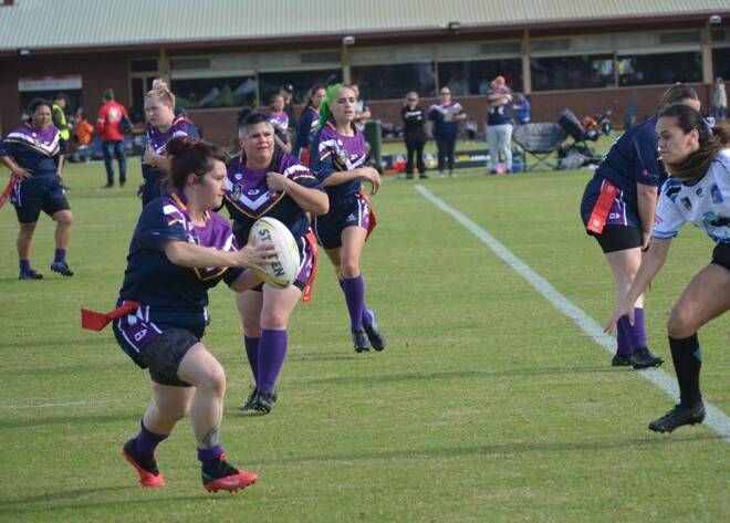A RUGBY STAR IS BORN: Kaycee Yeates joined the Storm a year ago, and has grown a great love for rugby. Photo: Supplied.