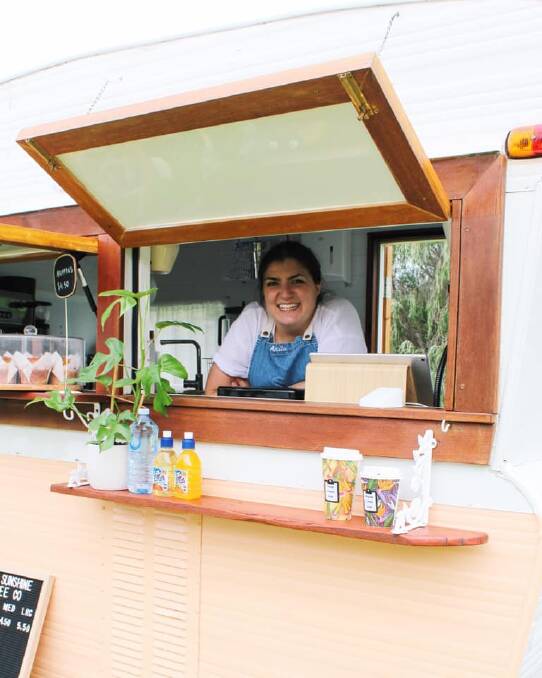 INNOVATIVE: When COVID first hit, Anita Priore decided it was time to follow her dreams and start her own business. Photo: Little Sunshine Coffee Co Facebook.