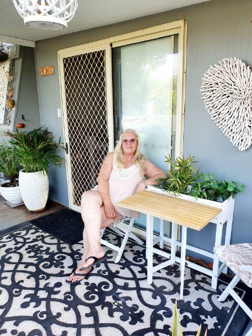 LIFESTYLE: Cathy Young found herself open to a new lifestyle after her two older children moved out. She bought herself a caravan. Photo: Supplied.