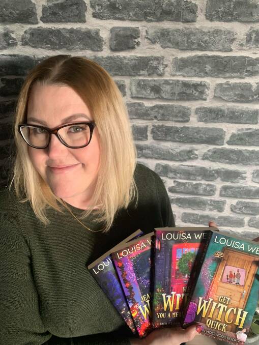 GET WITCH QUICK: Author Louisa West said it's possible to write for love and for money. Photo: Supplied.