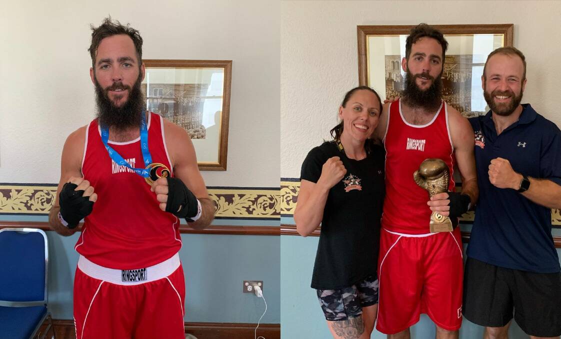 SMASHING GOALS: Aaron Fury says signing up to be part of Fighter Fit Boxing Gym helped him to gain fitness and confidence. Pictures: Facebook.
