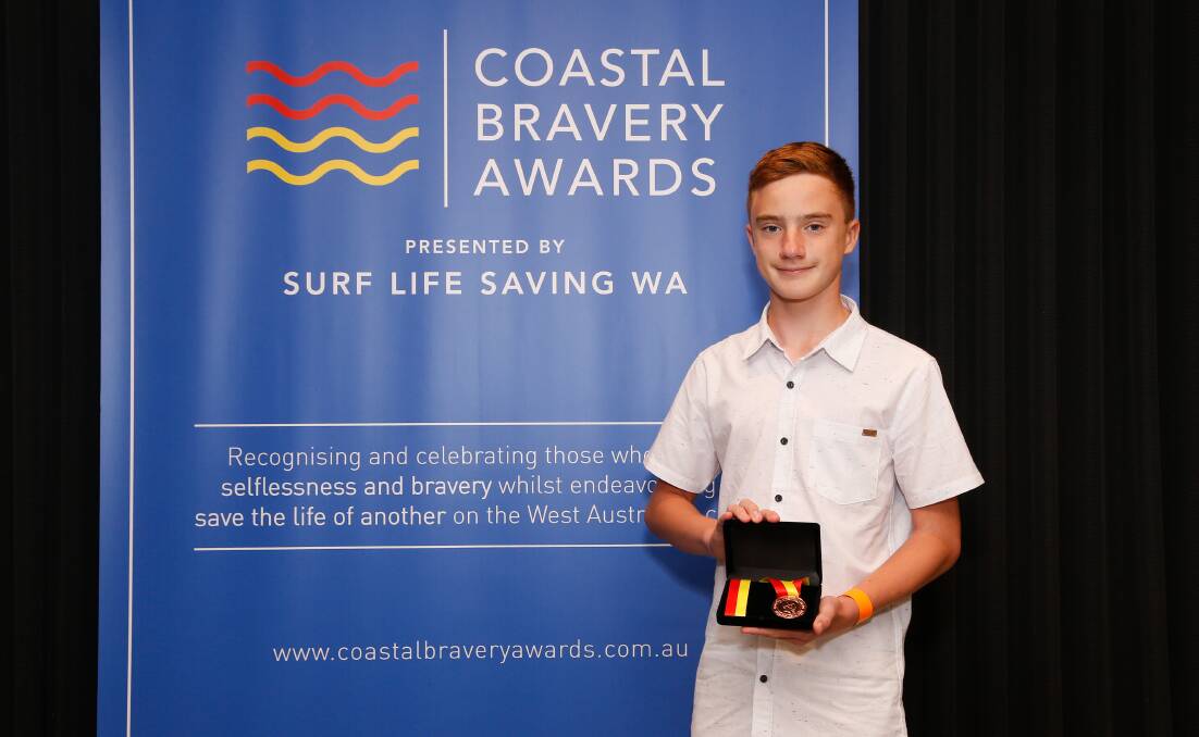 RESCUER: 12-year-old Josh Price rescued his young friend who had fallen into the water fully clothed. Photo: Supplied.