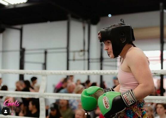 It was 2017 when Bryony Soden began Muay Thai fighting. Photo: Three Lions Gym. 