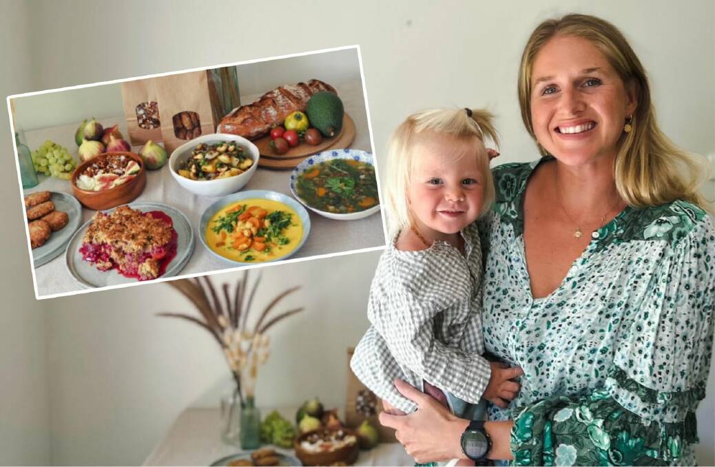 Small business: Grace Bancroft combined her love of cooking with nutritional knowledge, to share healthy food with new mums. Pictures: Supplied.
