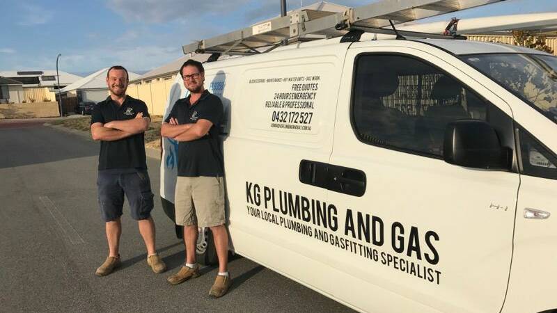 UNCERTAINTY: Kane Geary says the hardest part of running a business is the uncertainty and anxiety. Photo: KG Plumbing and Gas Facebook.
