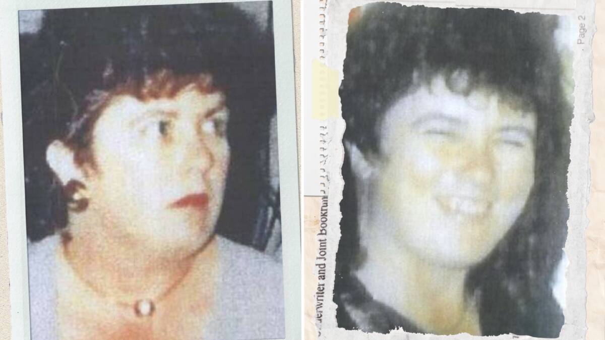 Missing woman Judith Young. File pictures enhanced 