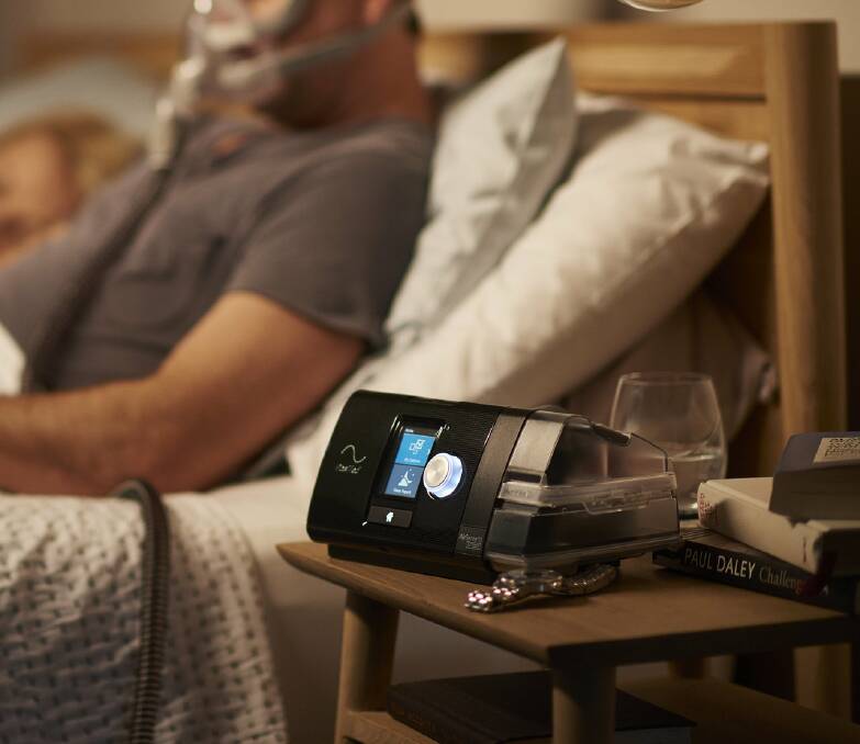 GET HELP: The CPAP device will help you get a better sleep. Photo: Supplied.