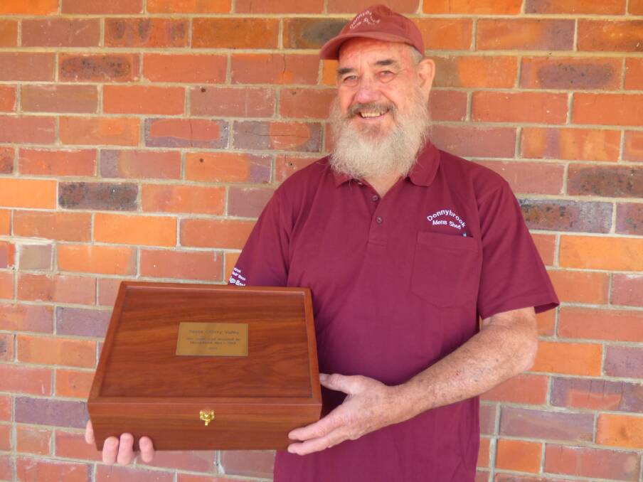 Phil Staniford has every right to be proud of his cherry box, which fetched nearly $50,000 for charity.