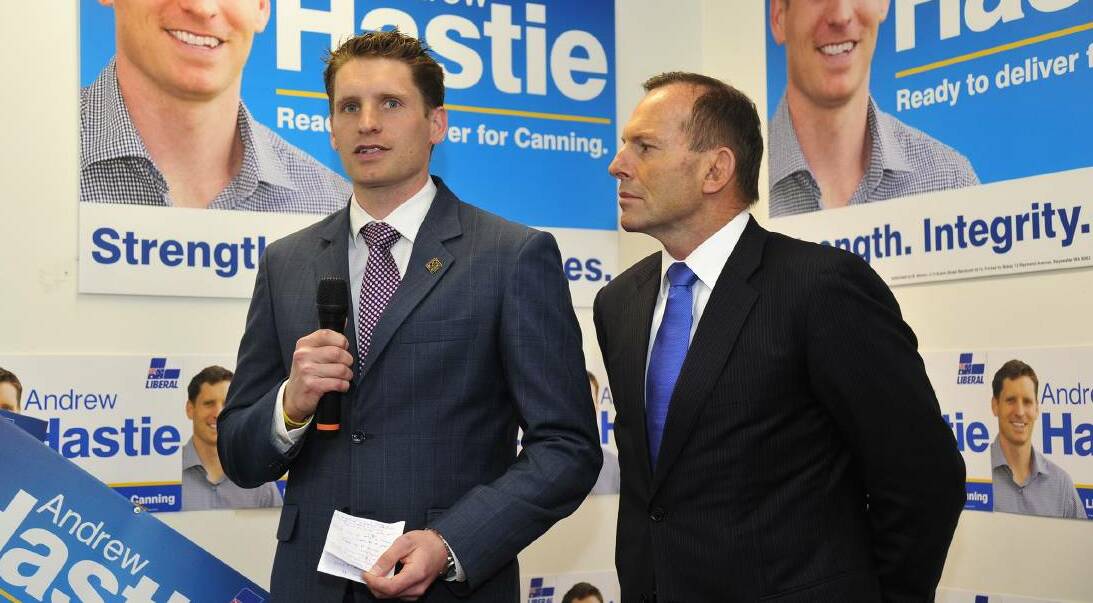 Ms MacTiernan has accused Mr Hastie of spending too much time with former Prime Minister Tony Abbott. Photo: Richard Polden.