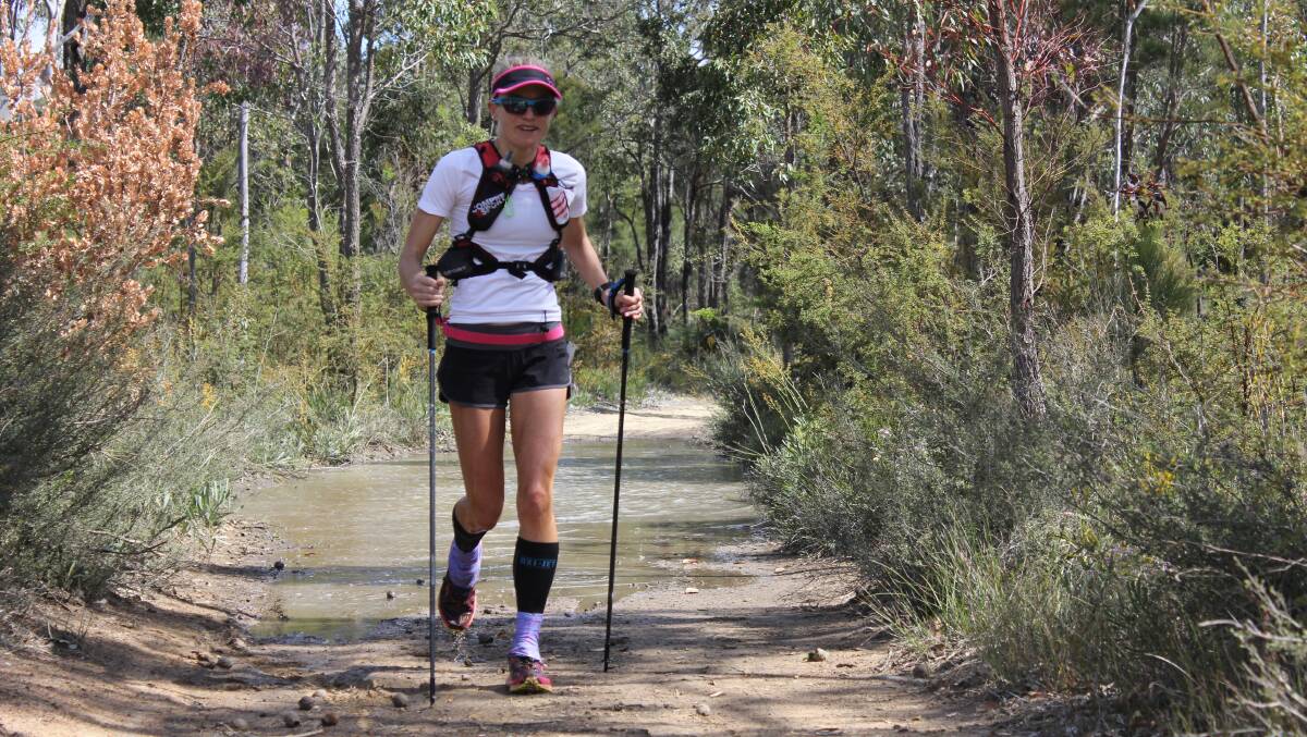 Ultra-runner: Henley Brook runner and AURA member Margaret Hadley is the first woman to complete the Runningworks WTF 100 miler in under 20 hours. Photo: Kate Dzienis.