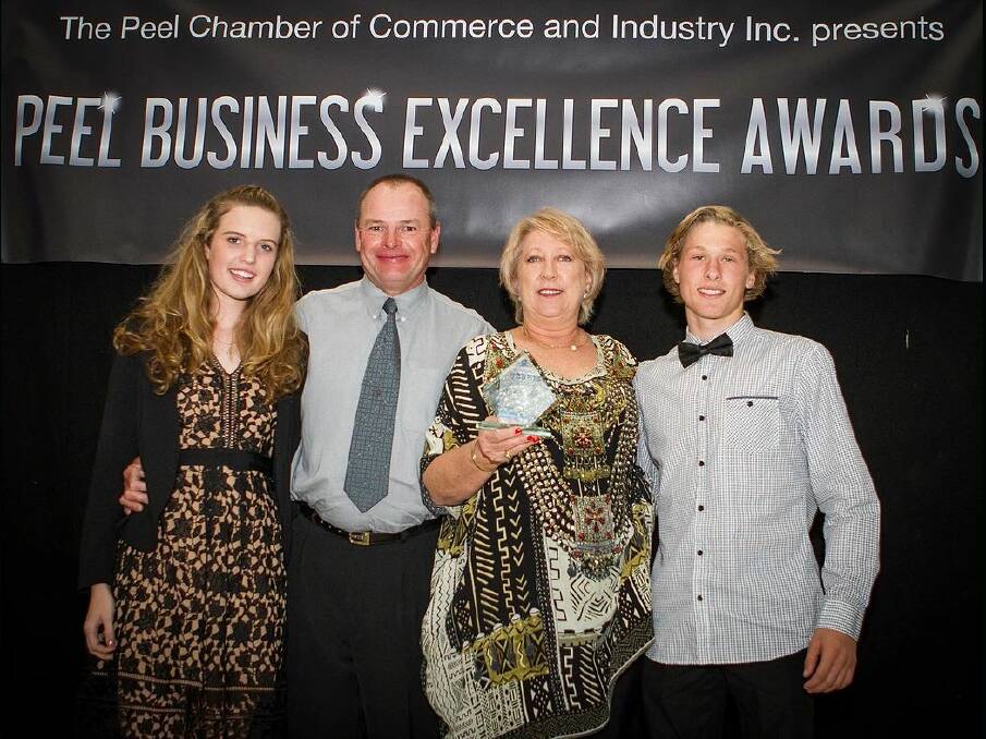 Mandurah Boat and Bike Hire collected their Peel Business Excellence Award in 2016. Photo: Supplied.