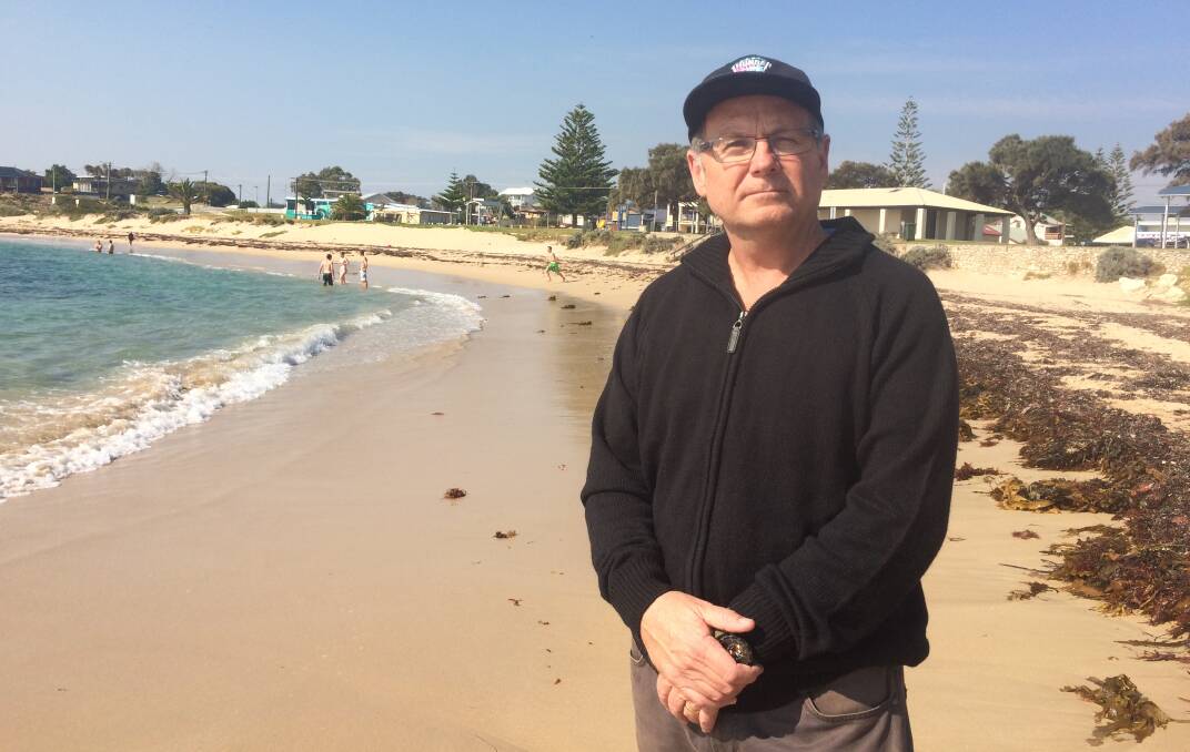 Mandurah MP David Templeman at Falcon Bay on Saturday after the announcement. Photo: Supplied.
