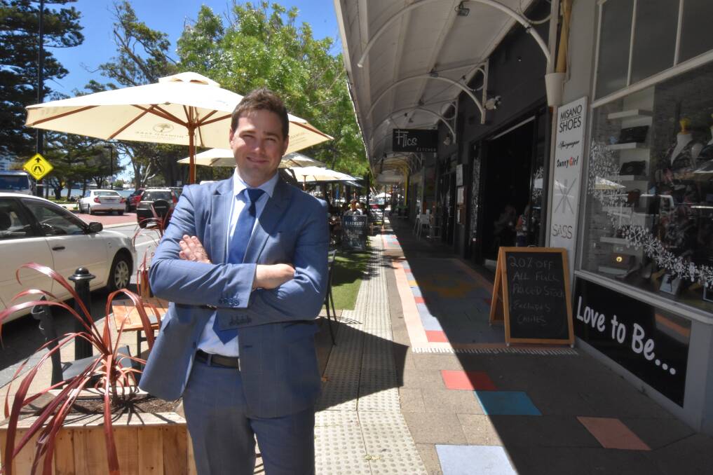 Welcome news: Peel Chamber of Commerce and Industry chief executive Andrew McKerrell says reports unemployment rates have fallen in Mandurah are good news for business. Photo: Nathan Hondros.