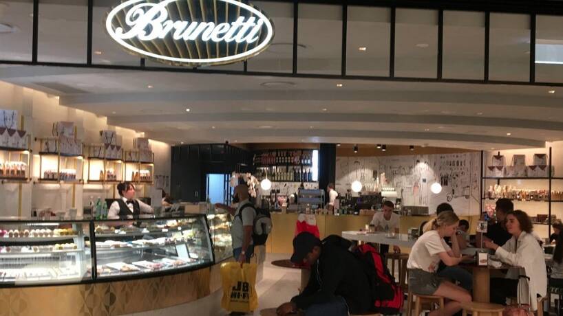 Brunetti cafe, Terminal 4 Melbourne Airport. Photo supplied