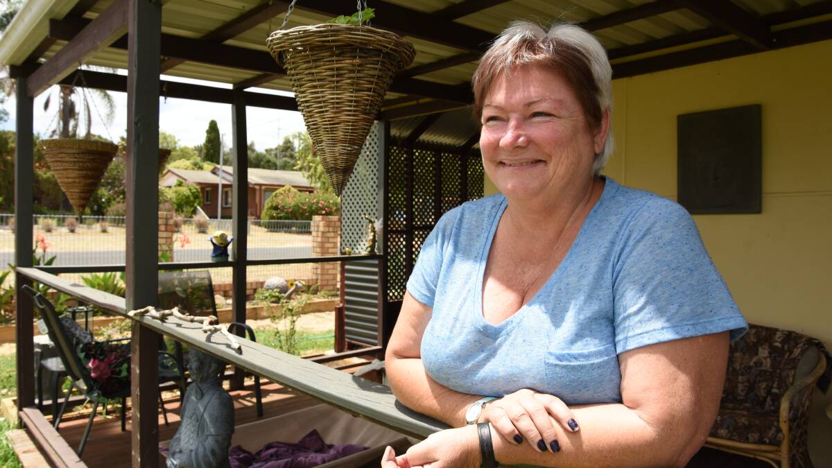 Recovery: Marion Whitecross is slowly getting her life together after the January fires. She had only been in Yarloop for two months when the blaze hit the town the evening of January 7. Photo: Marta Pascual Juanola.