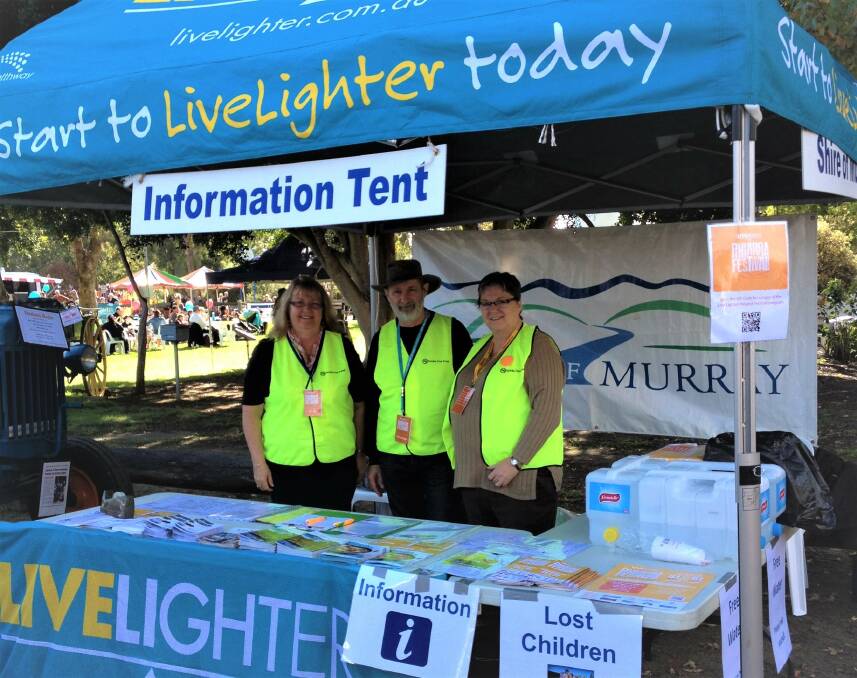 Helping hand: The Shire of Murray is looking for committed volunteers willing to give a hand setting up Pinjarra's LiveLighter Festival. Photo: Supplied.