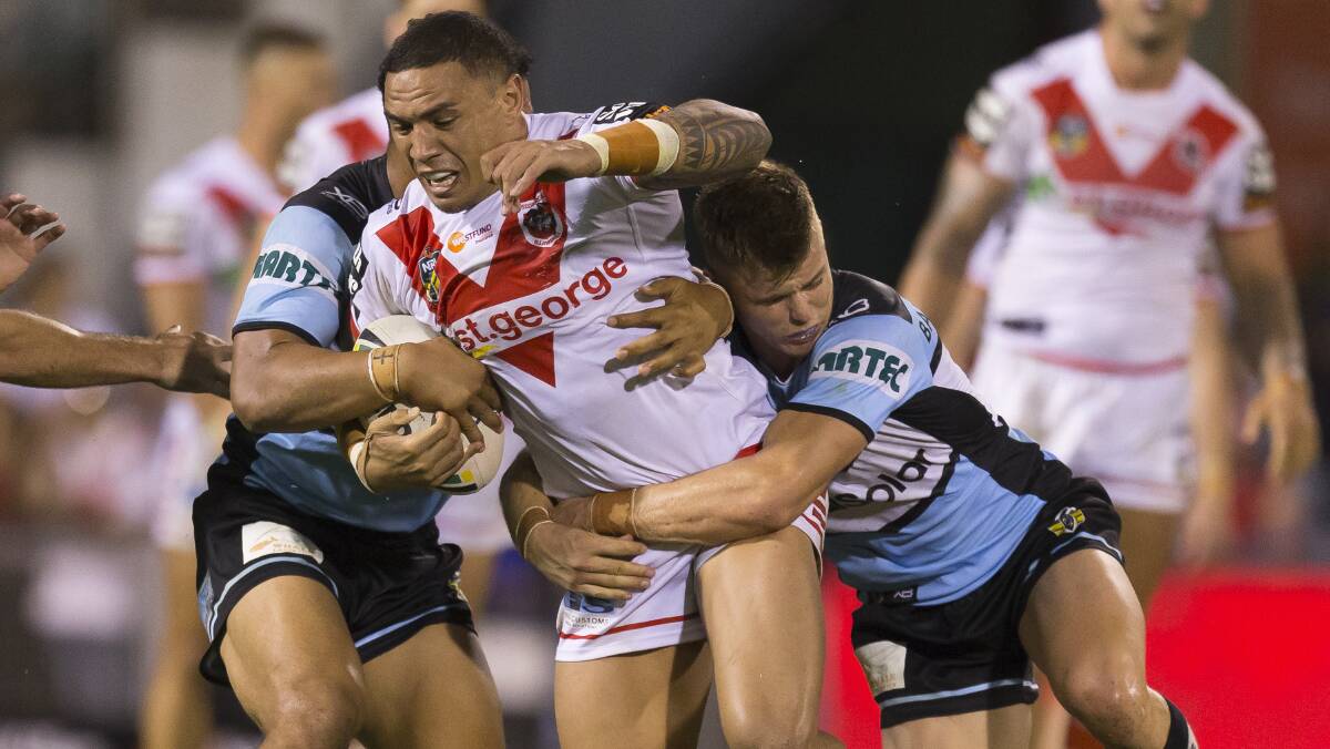 Certain blue:  Tyson Frizell. Picture: AAP