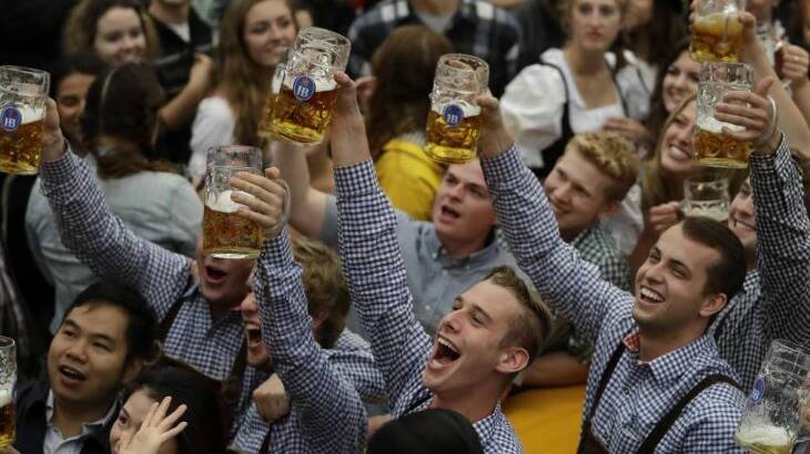 The 184th Oktoberfest beer festival in Munich, Germany. Photo: AP Photo.