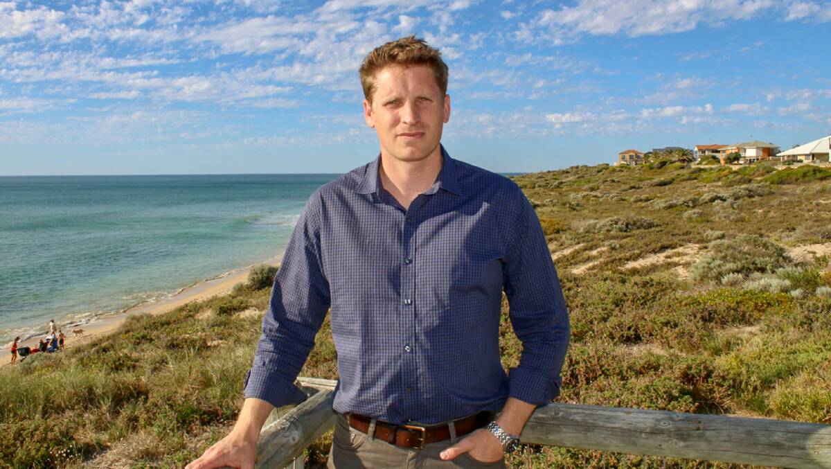 Andrew Hastie is concerned with the number of sharks in WA waters.