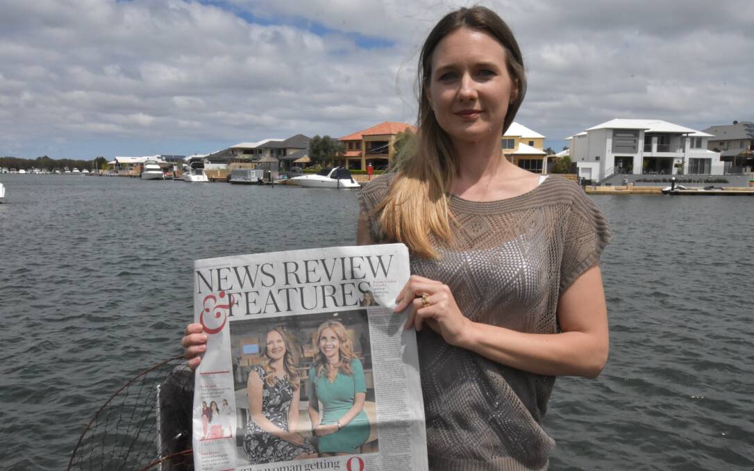 Mandurah woman Nicky Greenhalgh recently attended a Facebook health summit in London to meet with her friend Nicola Mendelsohn, who has benefited from Nicky's Facebook support group. Photo: Carla Hildebrandt. 