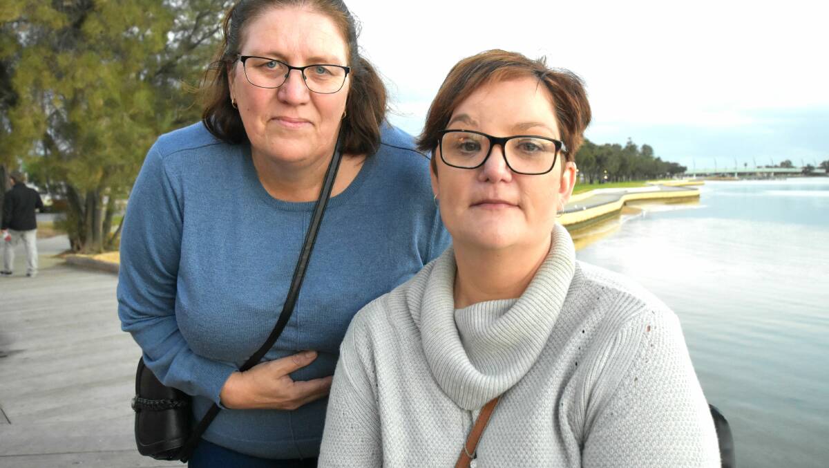 Victims: Dianne Dunstan and Bree Hunter have both been scammed by the man. Photo: Carla Hildebrandt. 