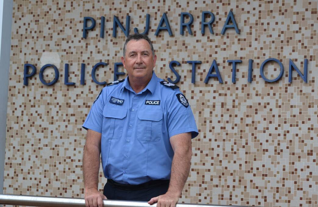 New look: Pinjarra Police Senior Sergeant Ian Francis was appointed senior sergeant at the station, as part of the restructure. Photo: Carla Hildebrandt. 