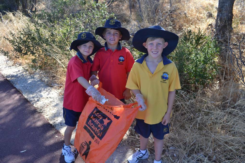Many Peel schools have signed up for Clean Up Australia Day in previous years, taking the opportunity to teach students about environmental responsibility. Photo: Supplied.