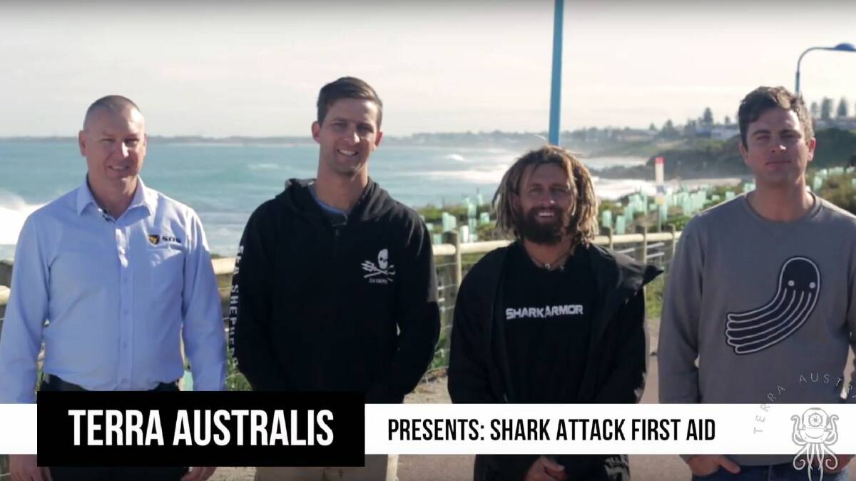 The Terra Australis team hope their video will help surfers and divers react in a crisis.