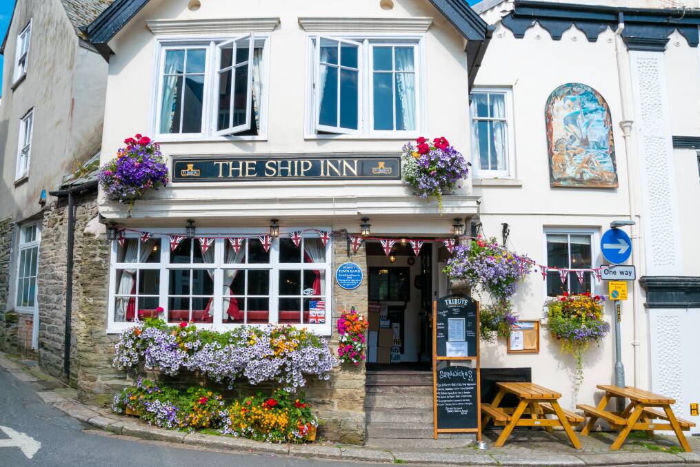 The Ship Inn, built in 1570, is Fowey's oldest pub. Picture: Shutterstock