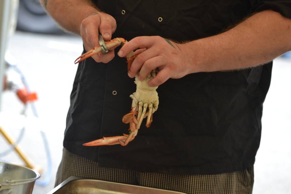 Sample something tasty: Cracking open a crab is easy when you know how. Plenty of experts will be on hand to show you how it's done.