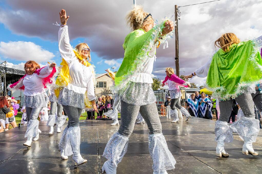 ABBA time is party time. Trundle's last ABBA Festival was staged in 2019, with two years of Covid and floods last year forcing its postponement. Picture by Parkes City Council 