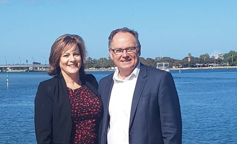 Murray-Wellington MP Robyn Clarke and Mandurah MP David Templeman. Photo: Supplied. 