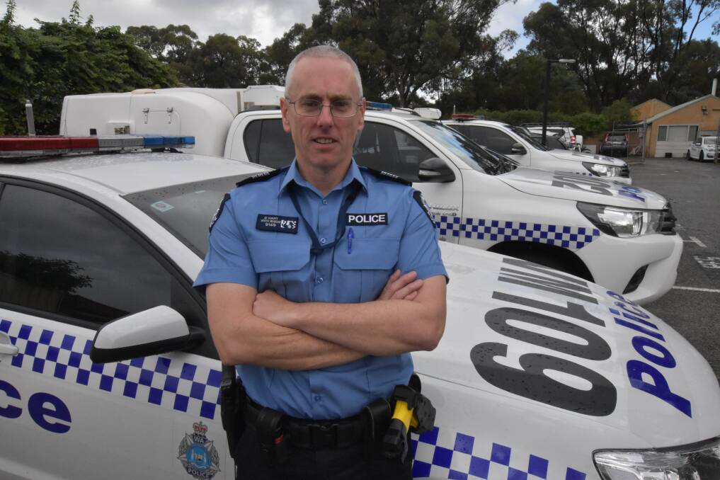 Fresh-face: Mandurah has welcomed a new face at the helm of its local police station - meet Detective Senior Sergeant Darren Hart. Photo: Caitlyn Rintoul.