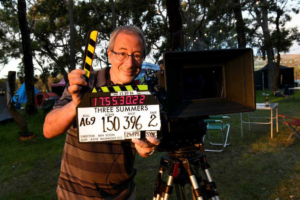 Ben Elton during filming of Three Summers
Photo: Supplied