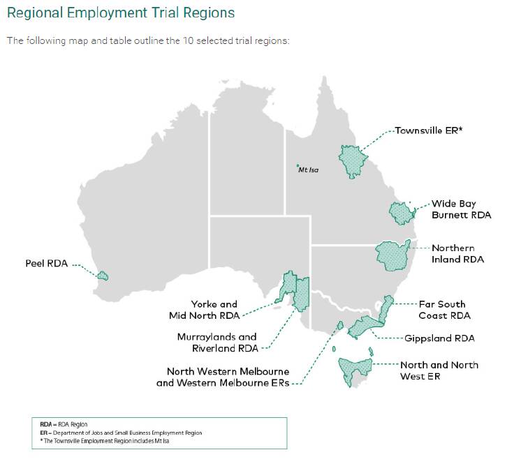 WA first: The Peel region was selected as one of ten regions across the country to benefit from a new Coalition Government employment trial. Photo: RET website. 