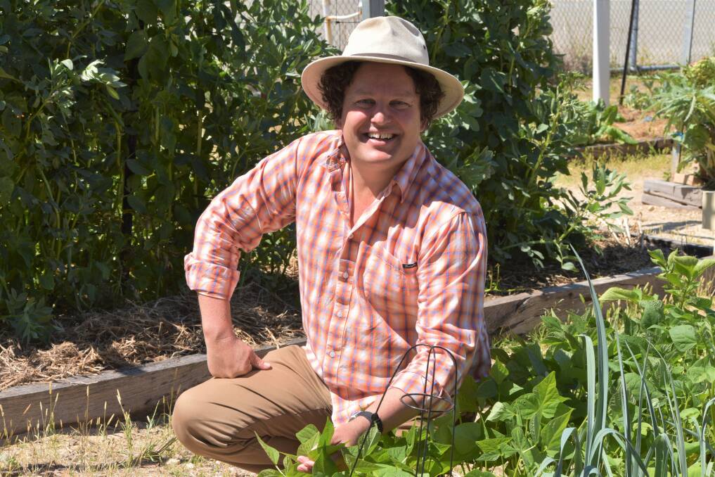 Well-known ABC TV’s Gardening Australia presenter Josh Byrne shared his knowledge and inspiration on the day. Photo: Caitlyn Rintoul/Fairfax Media.