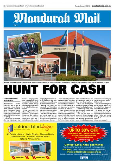 Hunt for cash: Mandurah’s hospital woes put to bed by $25m federal funding lifeline
