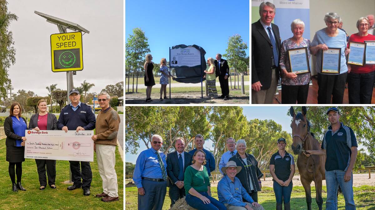 Shire of Murray activities throughout 2018. Photos: Supplied. 