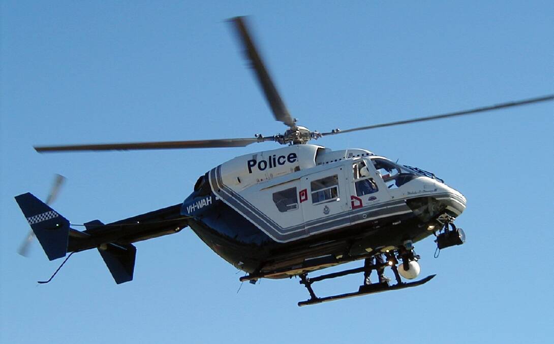 Police Air Wing spotted a mother and her one-year-old baby about 11.40pm on April 13. Photo: File image. 