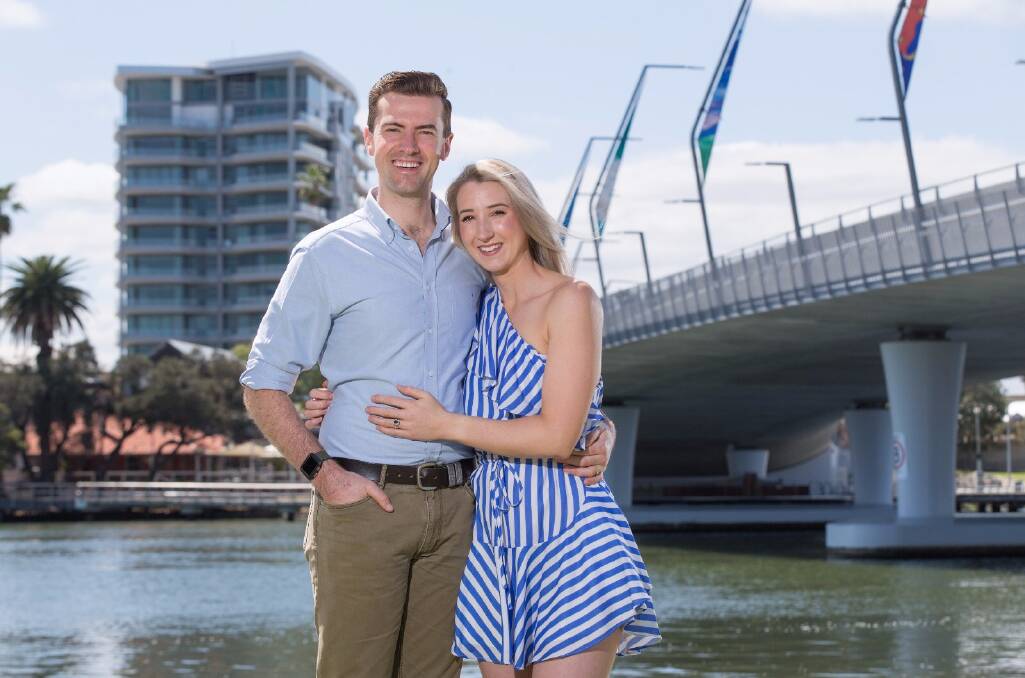 Best wishes: Dawesville MP Zak Kirkup and wife Michelle. Photo: Supplied.