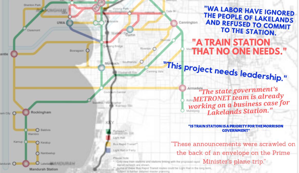 ​A tale of two stations: Contrasting trains of thought over Mandurah's future rail infrastructure